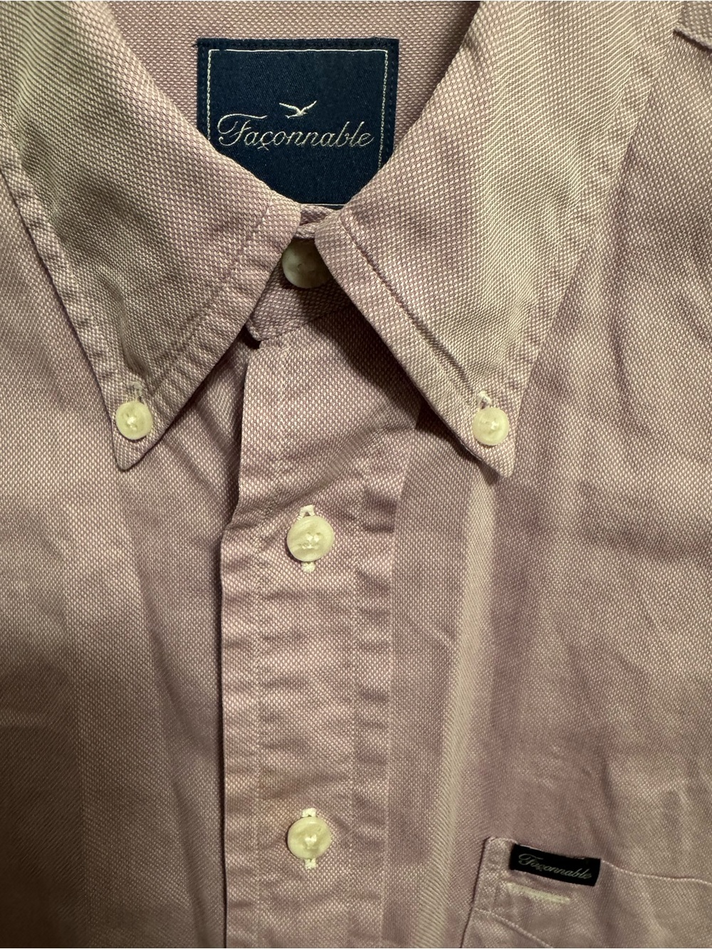 Faconnable Men's Button-Down Shirt - Designed in France/USA — EUC - Size M
